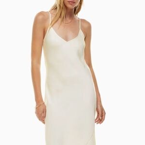 Wilfred Only Slip Satin Midi Dress size XS